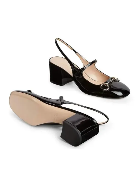 Gucci Horsebit Patent Leather Pumps(PLEASE REQUEST YOUR SIZE BEFORE PURCHASING) - Picture 3 of 4